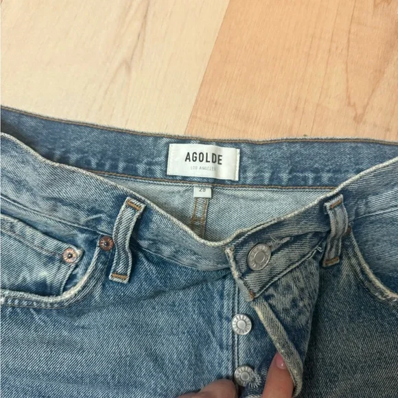 Agolde Parker Long Shorts - 29 - Picture 4 of 6